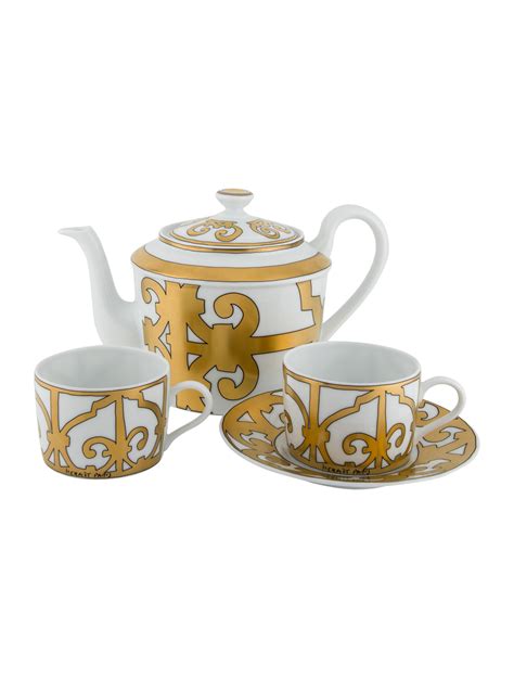 hermes tea service tableware.